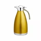 Cabilock Edelstahl Thermoskanne Isolierflasche Doppelwandig 1.5L Vakuumtopf FüR Zuhause BüRo Und Outdoor WäRme- Und KäLtespeicherung Mit Auslaufsicherer OberfläChe