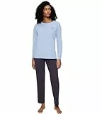 Triumph Women's Sets PK 01 LSL X Pajama Top, Blue Combination, 42