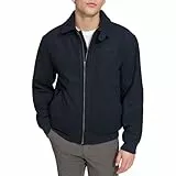 Dockers Herren Wool Blend Harrington Bomber Jacke, Marineblau, S