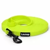 Loutep Biothane Schleppleine Für Hunde Lange Hundeleine 3m 5m Schleppleine 10m Für Hunde 15m 20m Leine Langlaufleine Trainingsleine Laufleine Schwimmleine Für Kleine Mittel Und Große Hund