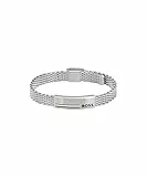 BOSS Jewelry Gliederarmband für Herren Kollektion ALEN aus Edelstahl mit einer Gravierten Plakette - 1580611