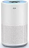 Luftreiniger für Schlafzimmer und Zuhause, leiser H13 HEPA-Luftreiniger mit 3-stufigem Filter, 3 Geschwindigkeitsstufen, 12 dB Schlafmodus zur Bekämpfung von Pollen, Staub, Tierhaaren, Gerüchen