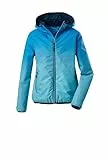 killtec Mädchen Funktionsjacke/Regenjacke mit Kapuze Lyse GRLS JCKT A, türkis, 152, 36263-000