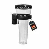 TFA Dostmann Regenmesser, 471001,wetterfest, robust, Niederschlagsmengenermittlung, schwarz, L 87 x B 87 (116) x H 205 mm