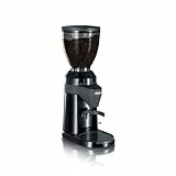 GRAEF CM802 - Elektrische Kaffeemühle, Aluminiumgehäuse, Bohnenbehälter 350 g, Edelstahl-Kegelmahlwerk, 40 Mahlgrade, Kaffeemühle Siebträger, Antistatik-Einsatz, Aluminium-Schaufelrad, 128 W, Schwarz