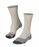 FALKE Herren Wandersocken TK2 Explore M So Wolle Funktionsmaterial antiblasen dick 1 Paar, Beige Natural 4200, 44-45