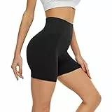 Gayhay 3er Pack 2er Pack Kurze Leggings Damen High Waist Radlerhose Sport Biker Lauf Yoga Volleyball Shorts Bauchweg Hose Hotpants Sommer SchwarzeDE 34-40