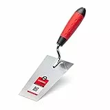 COMENSAL Maurerkelle 160 mm - Gipserspachtel - Stukkateurkelle - Edelstahl Rostfreie - Gipserkelle - Rutschfestes Softgriff - Made in EU