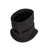 Minicloss Winter Schal, Schlauchschal, Winter Halsschlauch für Herren Outdoor Sport,Halswärmer schlauchschal, schlauchschal Warm, Grau schlauchschal