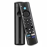 Ersatz Sprachfernbedienung für AMZ F-1re S-ti-ck TV(4 Gen,2nd Gen, 3rd Gen, 4K, 4K Max, Lite, HD) Cube (2nd Gen, 3rd Gen,),Mit Vier Tastenkombinationen und Bluetooth-Funktionalität