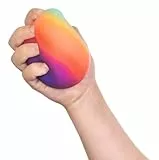Moses. Happy Day Relax-Ball – Anti-Stressball in Regenbogenfarben, Durchmesser: ca. 6,7 cm, zum Kneten, Fühlen, Entspannen und Abreagieren