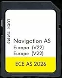 Generisch Kartenaktualisierung (GPS Navigation) - Europa - v22 ECE 2026 -KOMPATIBEL MIT Volkswagen Discovery Media 2 MIB2 - Navigation AS - SD Kartengröße 32 GB