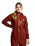 RevolutionRace Vector 2L Jacket für Damen, Wasserichte und Winddichte Regenjacke für Wandern, Fired Brick, S