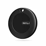MiLi MiTag Android Smart Tag, Schlüsselfinder KeyFinder kompatibel mit Google Mein Gerät Finden APP (Android NUR), Bluetooth Key Finder für Gepäck/Taschen/Koffer/Brieftasche, Schwarz-1Pack