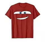 Disney Pixar Cars Lightning McQueen Großes Gesicht T-Shirt