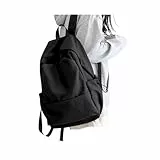 HYC00 Schulrucksack Teenager Mädchen Schultasche Jungen Schulranzen College Laptop Rucksack Damen Wasserdicht Tagesrucksäcke Backpack School Girls Women Casual Work Daypacks Rucksack Schule Schwarz