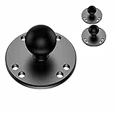 Sptchapn 1 Zoll Runde Basis Kugelverbindung Hohlkugel Adapter Motorrad Satelliten navigations Halterung GPS Kugelsystem Kompatibel RAM Mount Mount(2ST. SZZS-R5)