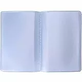 2 Stück Kunststoff Brieftascheneinsatz Kreditkartenetui mit 10 Seiten 20 Fächern und 10 Seiten 10 Fächern, transparent, Transparent, 9.5 x 6.5 cm, Kartenetui Wallet