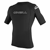 O'NEILL Herren Basic Skins Short Sleeve Rash Guard - Black, Small