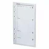 BSB Ersatzeinlage Kalendarium 2026, 6-fach Lochung - passend für BSB Kompakt Terminplaner Organizer, 02-0058