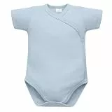 Pinokio Wickelbody Kurzarm, Lovely Day, blau, Unisex 50-68 (56)