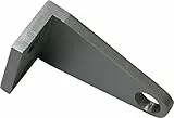 Gardinia Wandhalterung für Seilspanngarnitur, Deckenhalterung mit 6 cm Wandabstand, Kabelspannhalter für Seilspanngarnitur, Patrone, 2 Stück, Metall, Aluminium