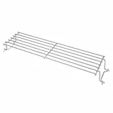 Denmay 69866 47cm Edelstahl Warmhalterost Gasgrill Ersatzteile für Weber Spirit E210 E220 S210 S220, Spirit II E210 S210 Gasgrills mit Vorderen Brennerknöpfen (2013-2016), Warmhalterost Ersatzteile