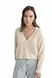 DeFacto Damenstrickjacke - Vielfalt an Strickjacken - Pullovern & Cardigan - Strickjacke und Strickweste für Damen