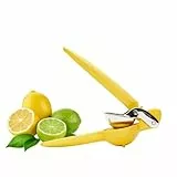 Chef'n PalmZester Zitronenzeste, Zitrusreibe und -presse, spülmaschinengeeignet, handgeführt, gelb
