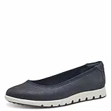 s.Oliver Damen Ballerinas Plateau Bequem, Blau (Navy), 37 EU