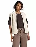 Street One Damen 3227377 Teddy-Weste mit Kapuze, tusk Cream, 38