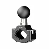 COZERI Motorrad Lenkerhalterung Montagebasis,Kompatibel mit RAM Mount, aus Aluminiumlegierung,Haltebereich 21mm-32mm,mit 1 TPU Kugel für Motorrad, Fahrrad, Spiegel, GoPro, Akaso