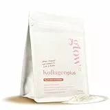 Glow25® Collagen Plus [225g] - Kollagen Hydrolysat mit Vitamin C, Zink und Biotin - Peptide Typ 1 und 3 - Gute Löslichkeit - Neutral