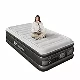 CHILLSUN Luftbett Selbstaufblasend mit Pumpe, Luftmatratze für 1 Person, Leicht und Einfach zu Verstauen, Hohe Stabilität und Tragfähigkeit, 190x100x46 cm für Camping, Gästezimmer, Heim