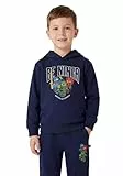 Kabooki LEGO® NINJAGO® Sweat Set für Jungen und Mädchen - Hoodie und Jogginghose aus Bio-Baumwolle | Bequemes Set mit Ninja-Print | Ideal für Freizeit und Spiel