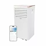 SUNTEC Mobiles Klimagerät Coolfixx 9000 BTU Design rosé App – Klimaanlage mobil und leise mit Smart App Steuerung – Entfeuchter für Räume bis 34 qm – Mobile Kühlung für zuhause – 9.000 BTU