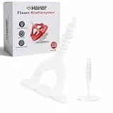 Hainer® Premium Fliesen Nivelliersystem 2mm Gewindelaschen – 200-teiliges Fliesenverlegehilfe, Fliesen Werkzeug für professionelle Ergebnisse (200x Gewindelaschen 2mm)