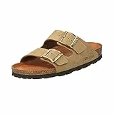 Rohde Damen, Frauen, Klassische Sandalen, Slipper,Pantoletten,Sommerschuhe,Hausschuhe,Kork-fußbett,Natur,38 EU / 5 UK