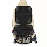 Ledebouk 1 Stück Kindersitzunterlage ISOFIX geeignete Sitzschoner Auto Kindersitz, rutschfest Wasserabweisender Autositzschoner, Autositzauflage Sitzschutz, für Babyschale, Kindersitz & Haustiere
