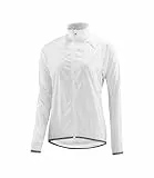 LÖFFLER Damen Bike Jacket Windshell, Ultraleichte Winddichte Radjacke, Weiß