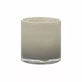 blomus Windlicht -SAGA- | Kerzenhalter aus Glas | Farbe Mourning Dove | Größe M | Ø12 x 12H cm | für Innen- und Außendekoration