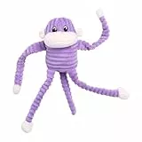 ZippyPaws Spencer Crinkle Monkey – Lila – Klein