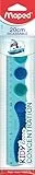 Maped - 20 cm Lineal KIDY LEARN CONCENTRATION - stoßfestes PET-Material - sensorische Zonen - Anti-Rutsch-System - kontrastreiche Skalierung