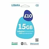 100% anonyme Lebara Uk Sim,3G/4G, aktivierbar aus Italien, kann in Italien verwendet werden, zu aktivieren, Vertrag mit britischem Verbrauch, einfache und intuitive Aktivierung.