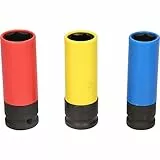 BRILLIANT TOOLS BT691005 Alu-Felgen-Kraft-Stecknuss-Satz, 3-tlg. 17/19/21mm [Powered by KS TOOLS]