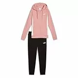 PUMA Damen Hooded Sweat Suit TR cl Gestrickte Anzüge, Pink Fruit,