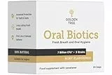 Golden Tree Oral Biotics – Bakterienkulturen für die Mundpflege, 7 Milliarden KBE pro Portion, Mundpflege-Sachets mit 5 Bakterienstämmen, 30 Sachets