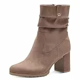 s.Oliver Damen Stiefel mit Absatz Elegant mit Blockabsatz, Braun (Taupe), 41 EU