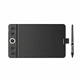 GAOMON WH851 Drahtloses Grafiktablett, Batteriefreier AP519 Digitaler Stift, 8 Programmierbare Drucktasten, Ideal zum Zeichnen, Studieren und Arbeiten (Grau)