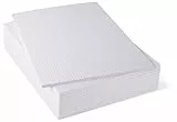 Notizblöcke DIN A4 kariert, 10er Pack, 50 Blatt je Block, 80 g/m² Offset weiß, notizblock24